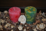 Paraffin Wax Candle, Scented Wax Candle, Aromatic Wax Candle, Pillar Candle, Chunk Pillar Candle
