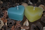 Paraffin Wax Candle, Scented Wax Candle, Aromatic Wax Candle, Pillar Candle, Heart Shaped Candles, heart Candles